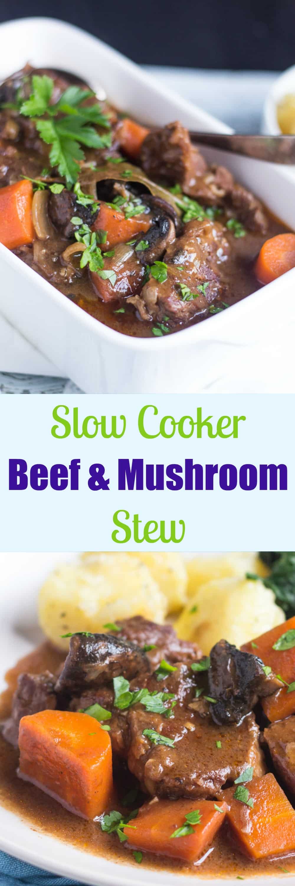 Slow Cooker Beef and Mushroom Stew