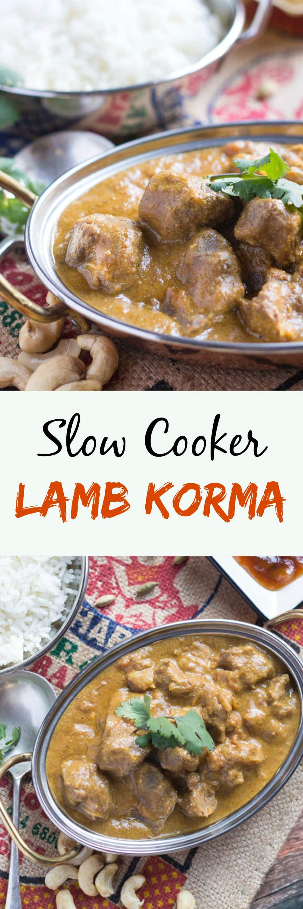 Slow Cooker Lamb Korma Curry