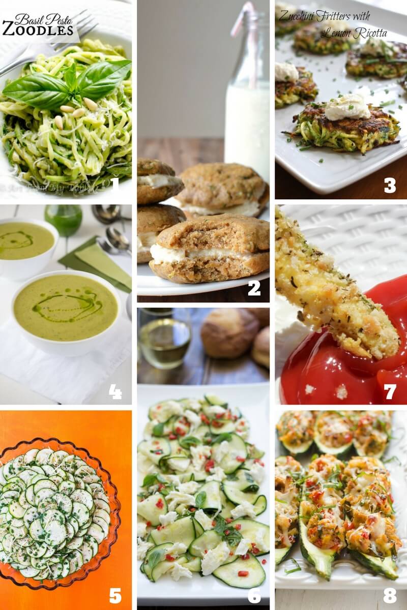 21 Of The Best Zucchini Recipes for using up that summer glut.