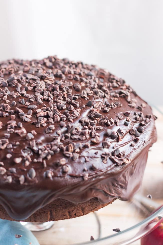 5 Minute Food Processor Chocolate Apple Cake. A handy recipe for when time is short, but cake is required.