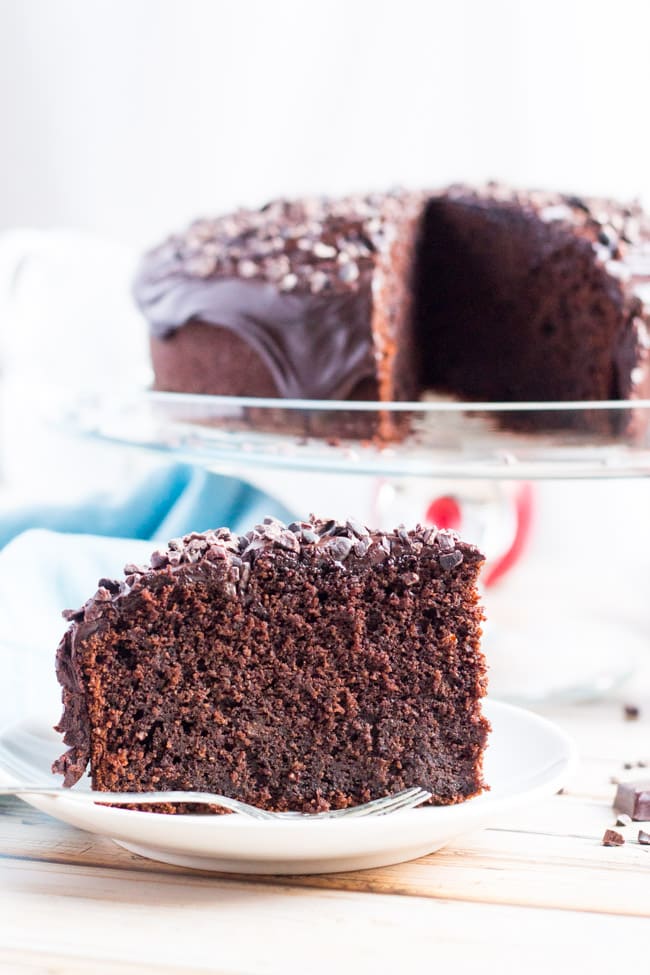 5 Minute Food Processor Chocolate Apple Cake. A handy recipe for when time is short, but cake is required.