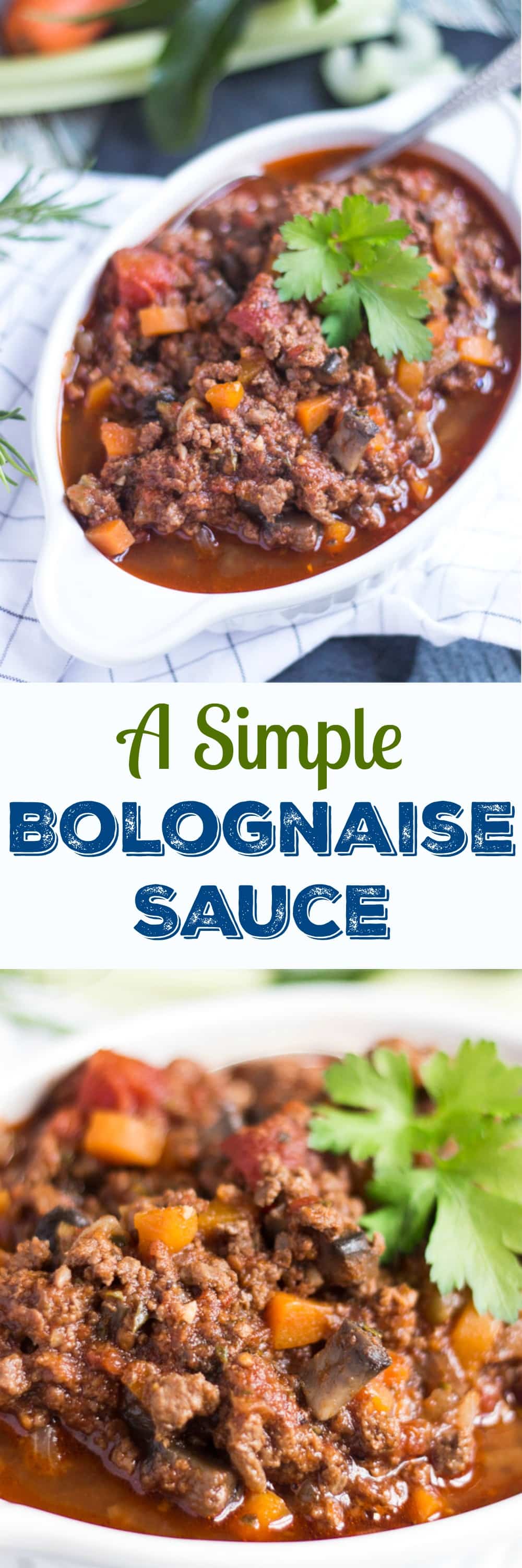A Simple Bolognaise Sauce. With this recipe in your arsenal, a nutritious dinner is never far away.
