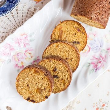 Wholemeal Apricot & Coconut Nut Loaf. Perfect for afternoon tea or tucked into lunchboxes.
