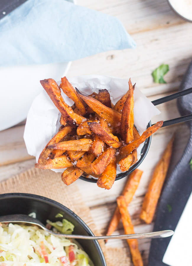 Crispy Sweet Potato Chips. All vegetables taste better as chips. Easy to make, these baked chips are a great side dish for pretty much everything.