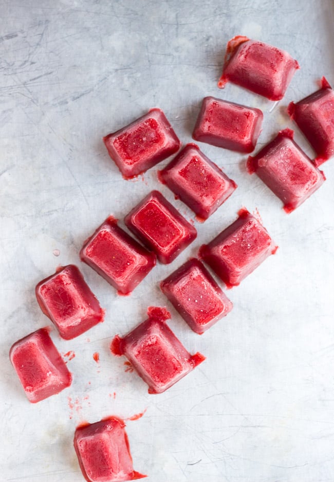 DIY Smoothie Cubes. A great way to preserve seasonal fruit, and perfect for super-quick smoothies.