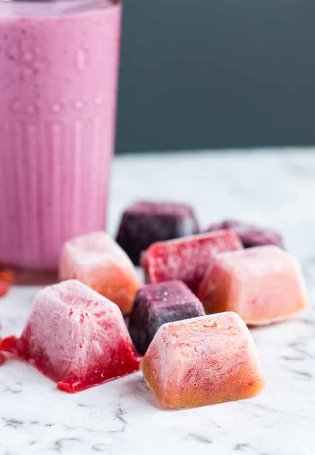 How to Make Easy Fruit Ice Cubes 