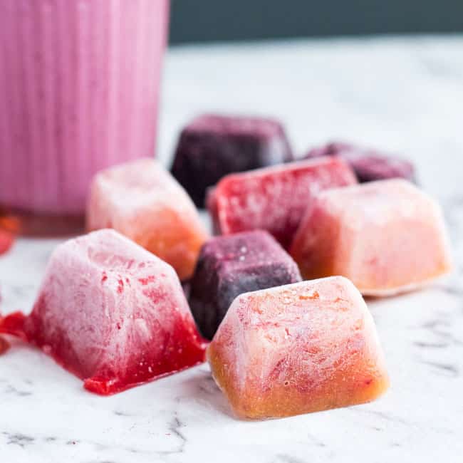 Frozen Smoothie Cubes - Salted Butter Kitchen