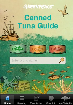 Greenpeace Tuna Guide