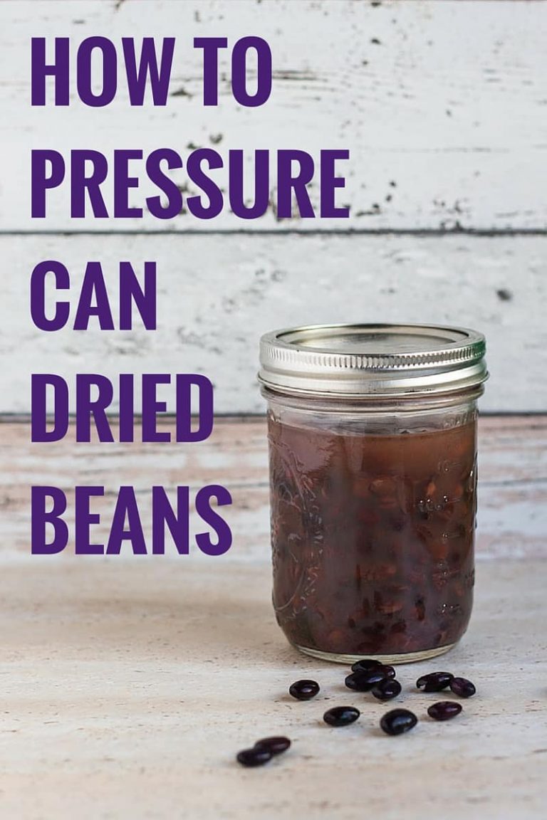 How to Pressure Can Dried Beans