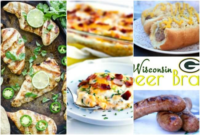 Healthy Weekly Meal Plan Week 37. A meal plan full of simple dinner ideas for the cooler temperatures. Lasagna pierogis or baked Italian meatballs or beer brats are perfect comfort food.