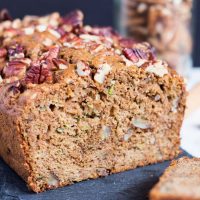 Healthy Zucchini Bread. Low in sugar & high on flavour, this bread is great when you have a zucchini glut. In fact, it freezes so well you should make two.