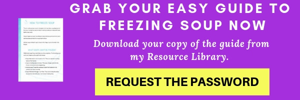 Purple opt in button for the How To Freeze Soup guide.