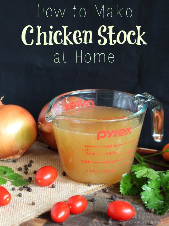 How to Make Chicken Stock at Home  |  thecookspyjamas.com