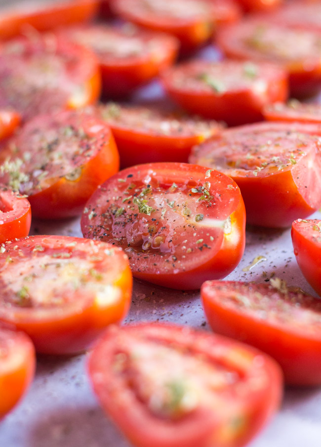 How to Freeze Slow Roasted Tomatoes.  Great to have in the freezer to liven up those winter dishes. | thecookspyjamas.com