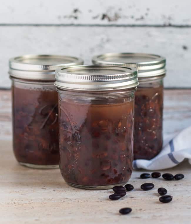 In My Kitchen April 2016 home canned black beans 