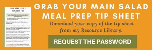 Signup form for salad meal prep tip sheet