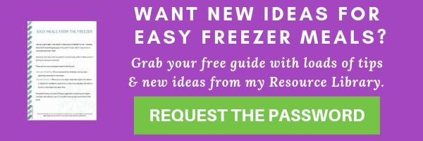 Purple opt in image for easy freezer meals