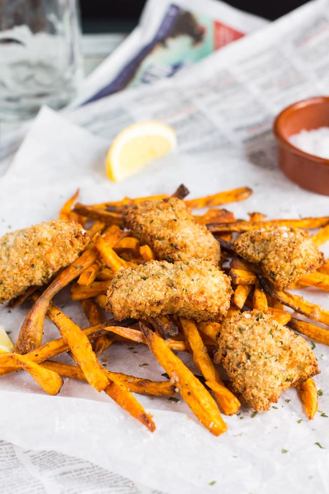 Oven Baked Fish Nuggets, made with real fish, are the homemade alternative to boxes of crumbed fish from the supermarket.