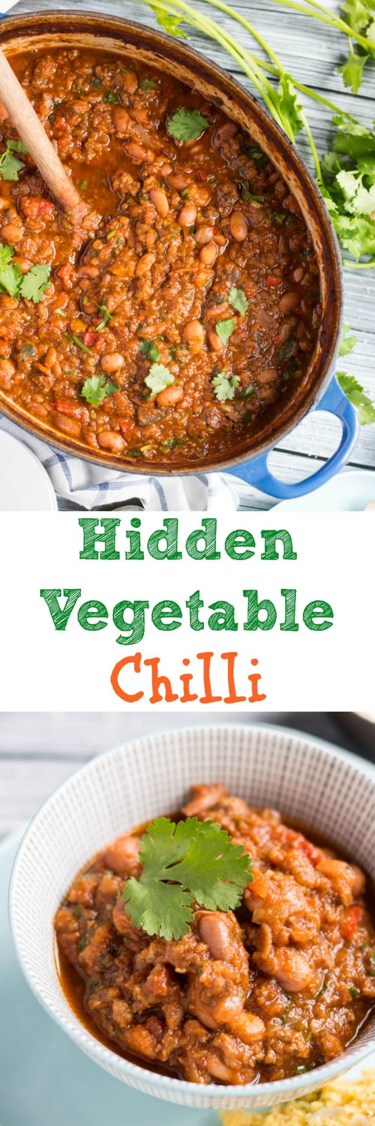 Oven Roasted Chilli with Hidden Vegetables
