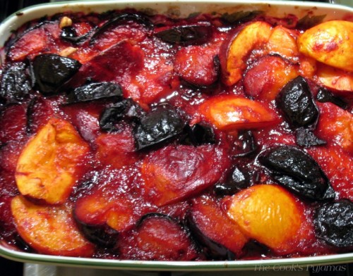 Oven Roasted Fruit Compote