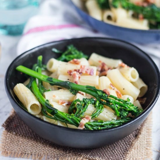 The Best 30 Minute Pancetta and Broccoli Pasta