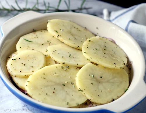 Potato & Rosemary Boulangere  |  thecookspyjamas.com