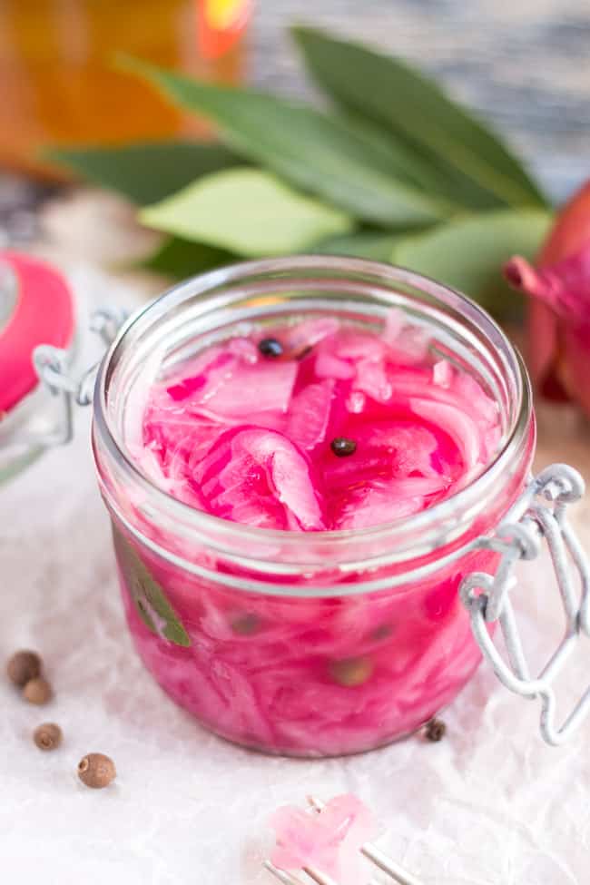 Quick Pickled Onions take ten minutes to make, and are perfect for adding a little oomph to your meal.