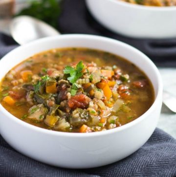 Slow Cooker Vegetable Soup. Pour a bag of soup mix into the slow cooker to create this thick & hearty slow cooker vegetable soup.