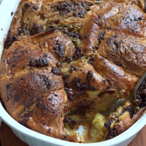 Spiced Chocolate Bread And Butter Pudding