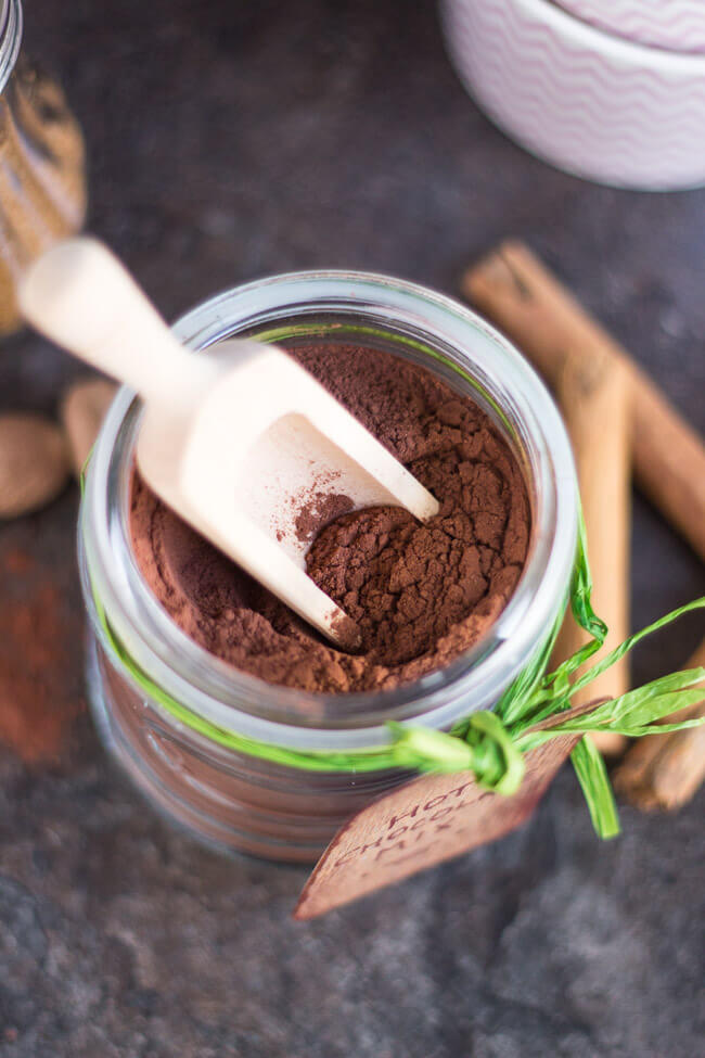 Sugar Free Spiced Hot Chocolate Mix. Make your own sugar free hot chocolate mix at home and you can choose to sweeten it however you like. Homemade hot chocolate mix in a jar also makes a great, easy gift.