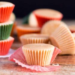 Toasted Coconut Peanut Butter Cups are the perfect portable snack, and are great for lunchboxes.