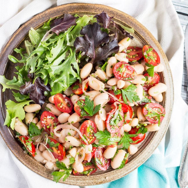 Tomato and White Bean Salad