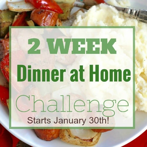 2 week Dinner at home challenge